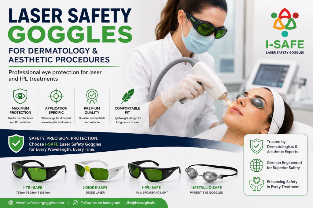 iSafe laser safety eyewear for laser and IPL procedures